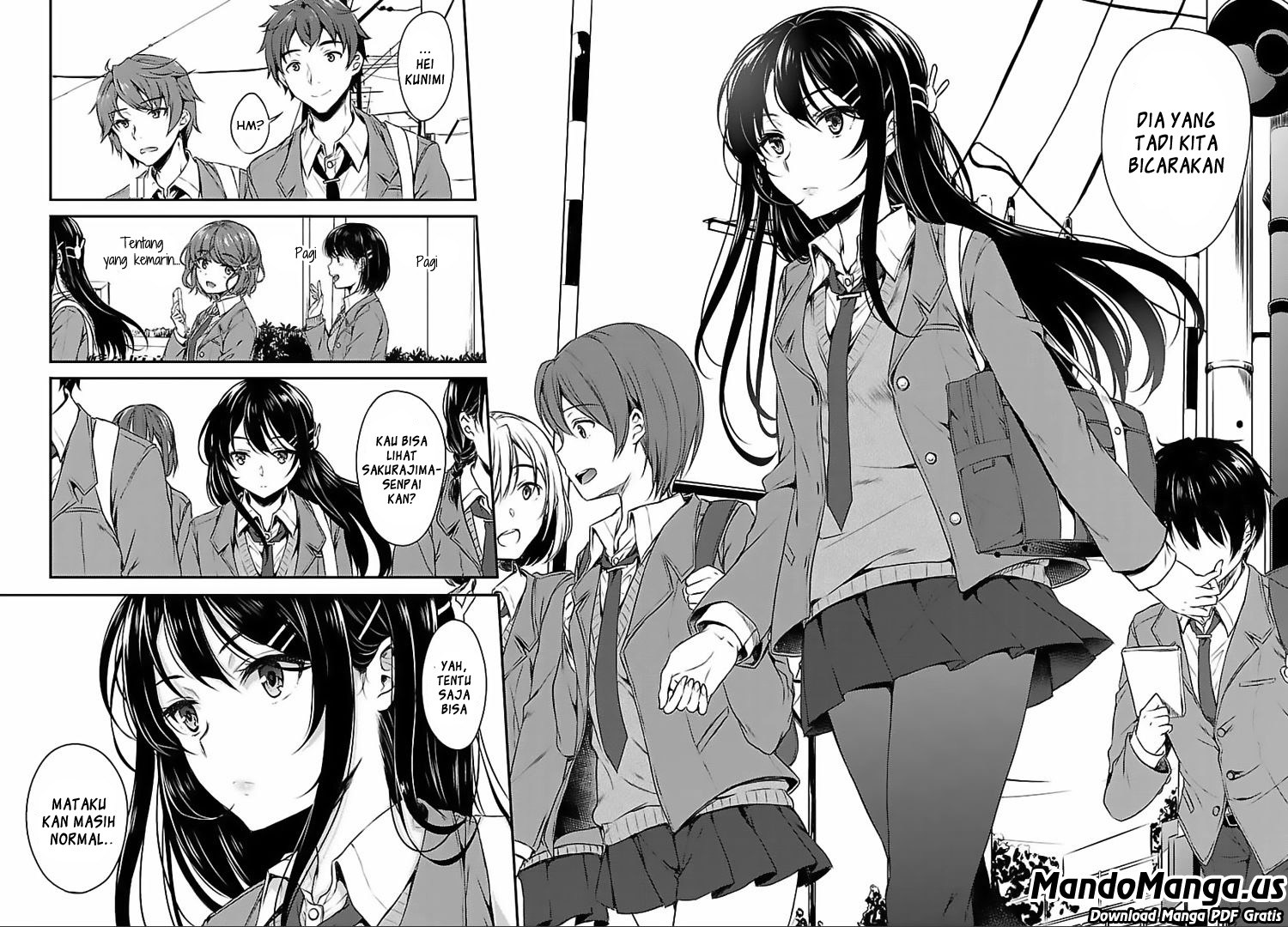Seishun Buta Yarou wa Bunny Girl-senpai no Yume wo Minai chapter 1